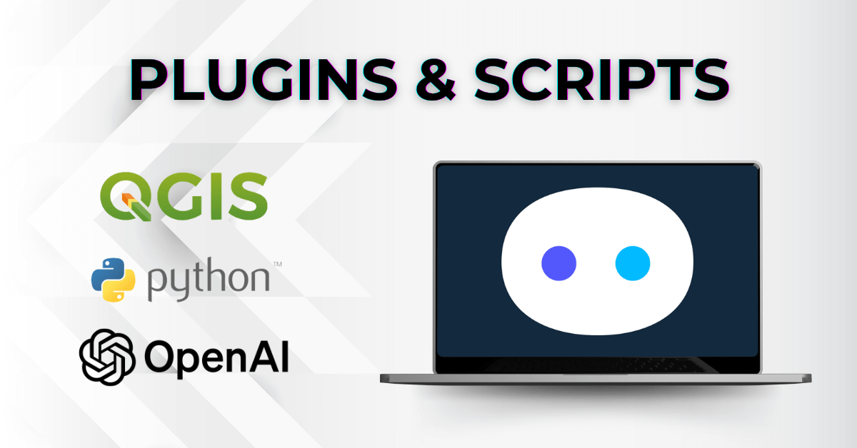 Capa - Plugins GIS - Automação e IA - PlugGIS - Python, OpenAI QGIS