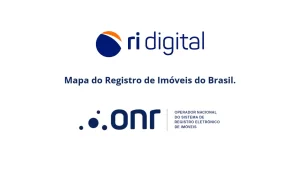 Mapa do Registro de Imóveis e RI Digital para cartórios