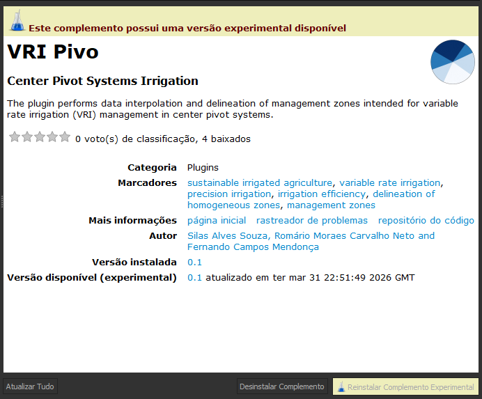 Plugin VRI Pivo